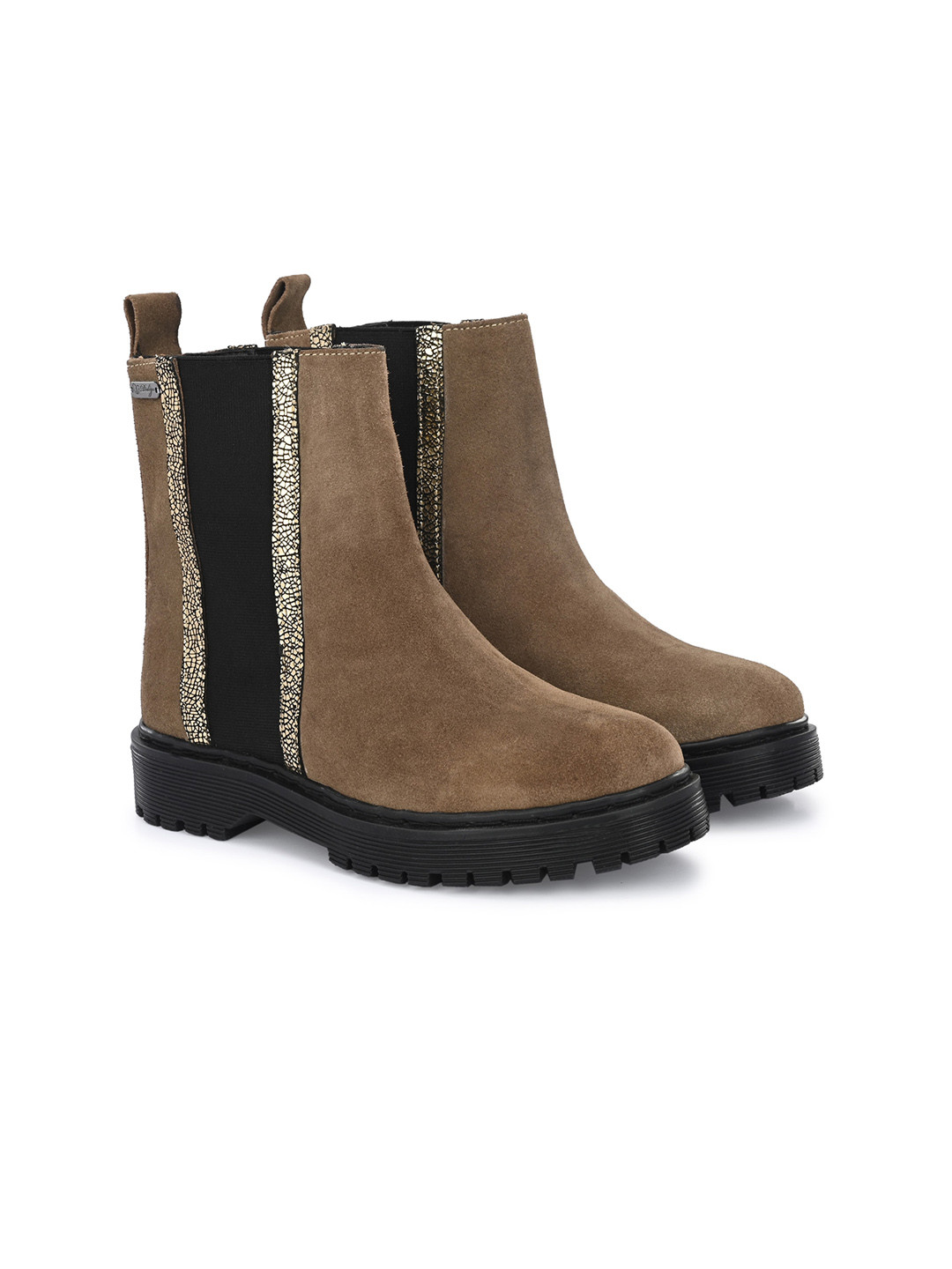 Delize Men Textured Chelsea Boots