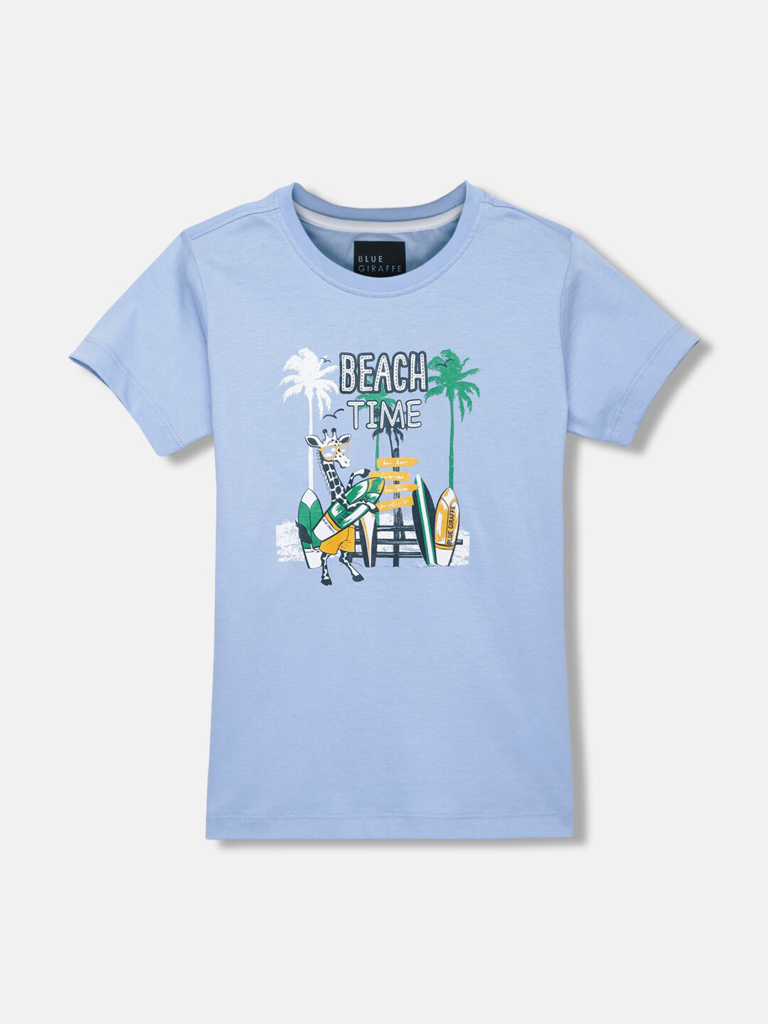 Blue Giraffe Boys Raw Edge T-shirt
