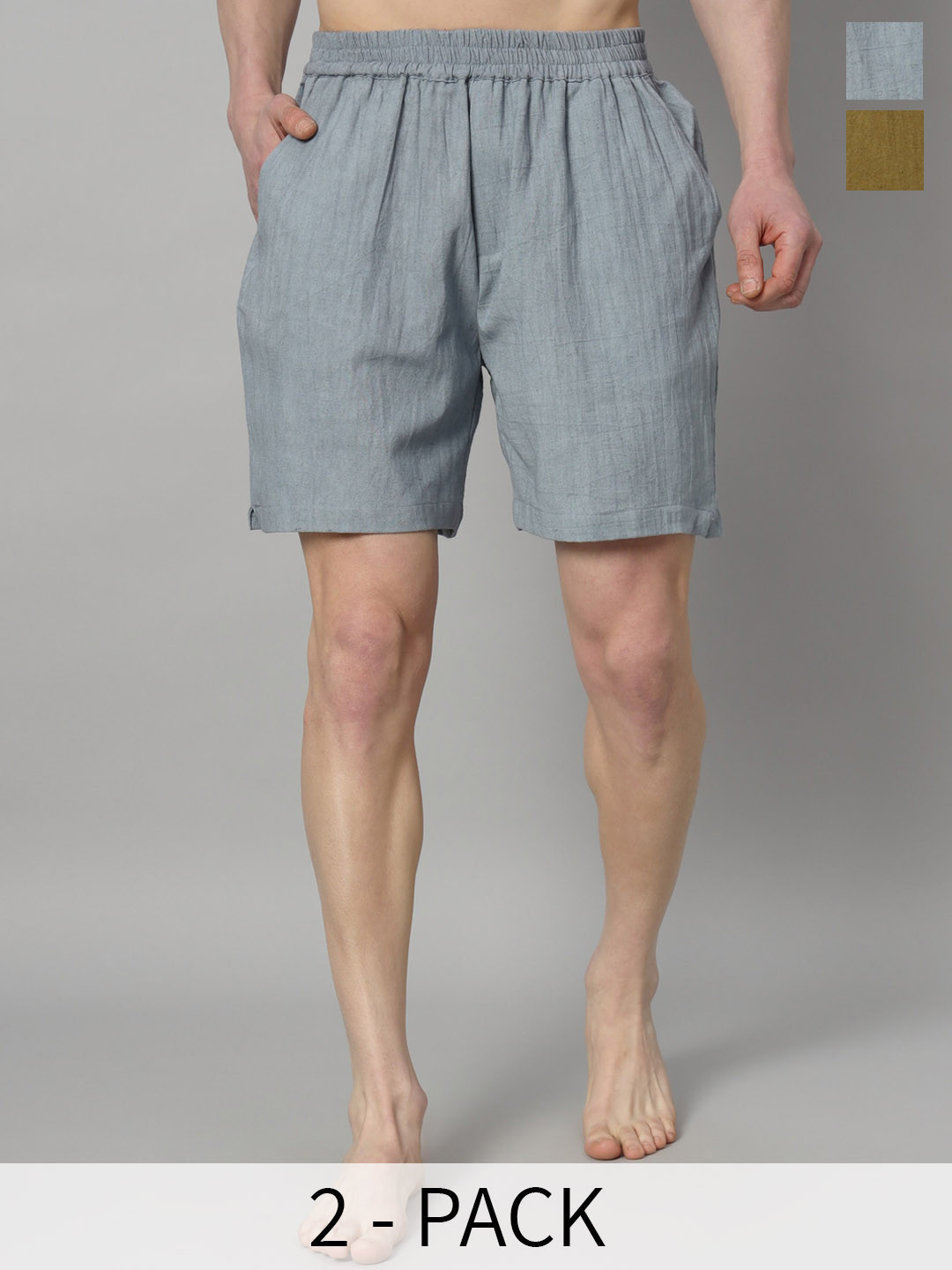 OWO THE LABEL Pack of 2  Mid-Rise Boxers OTLMB05_8-S