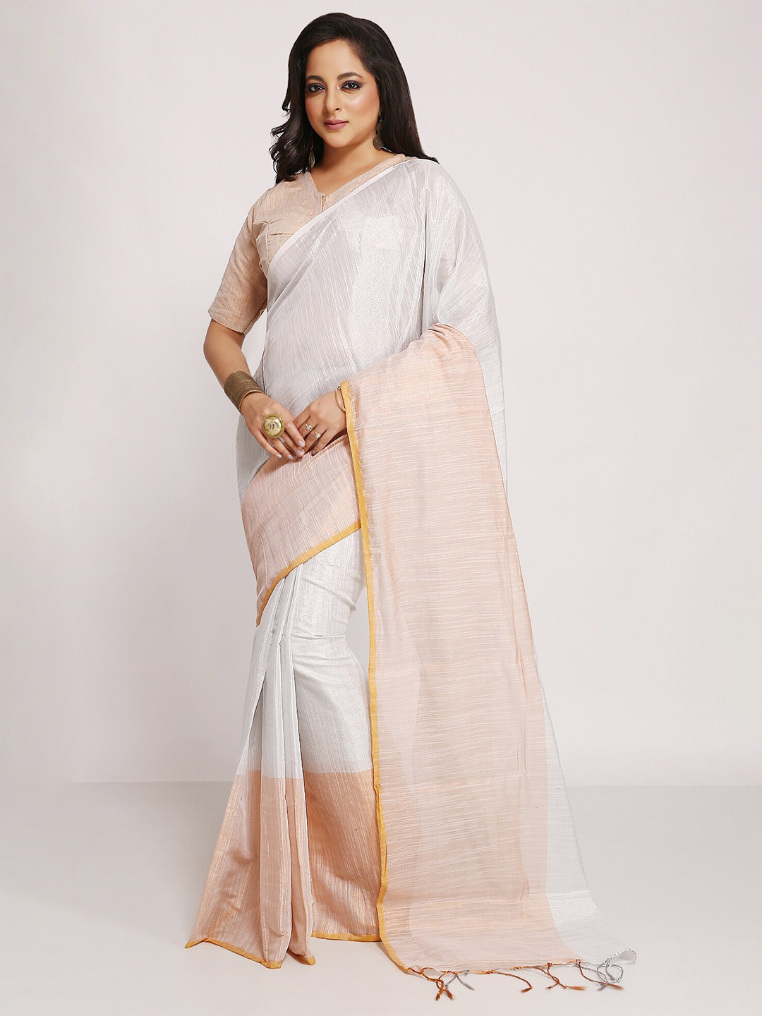 WoodenTant Tissue Saree