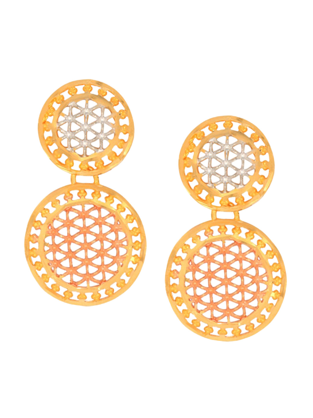 BHIMA Jewels 22K Hallmark 916 Purity Yellow Gold Aura Drop