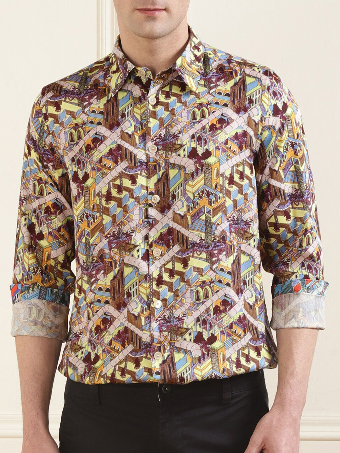 PS By Paul Smith Men Floral Opaque Printed Casual Shirt