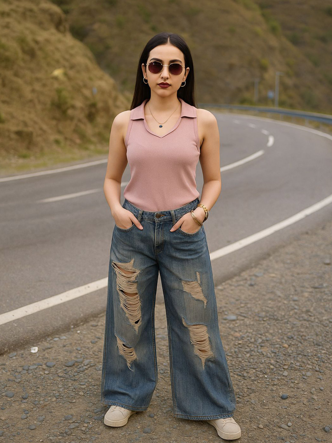 ARMISTO Pure Cotton Knit Top