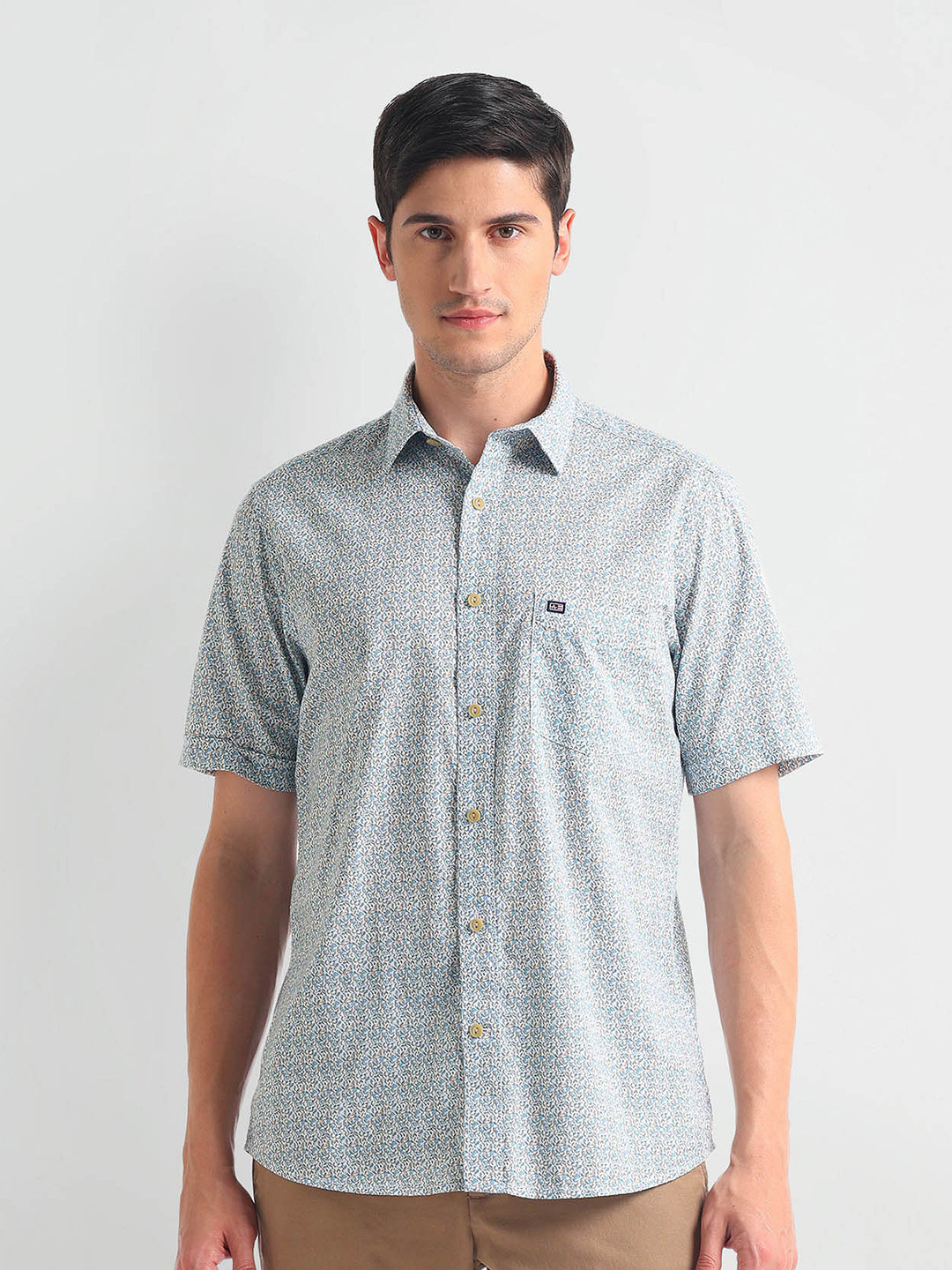 Arrow Sport Men Floral Opaque Printed Casual Shirt