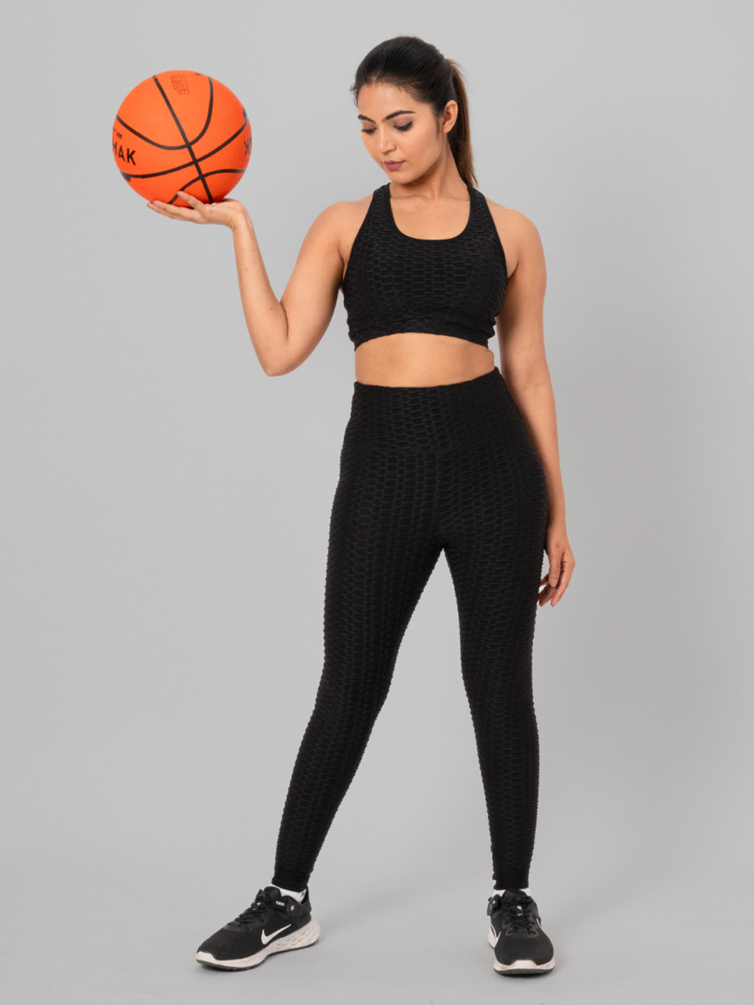 THEFITTHEORY Women Workout Medium Coverage Removable Padding All Day Comfort Sports Bra