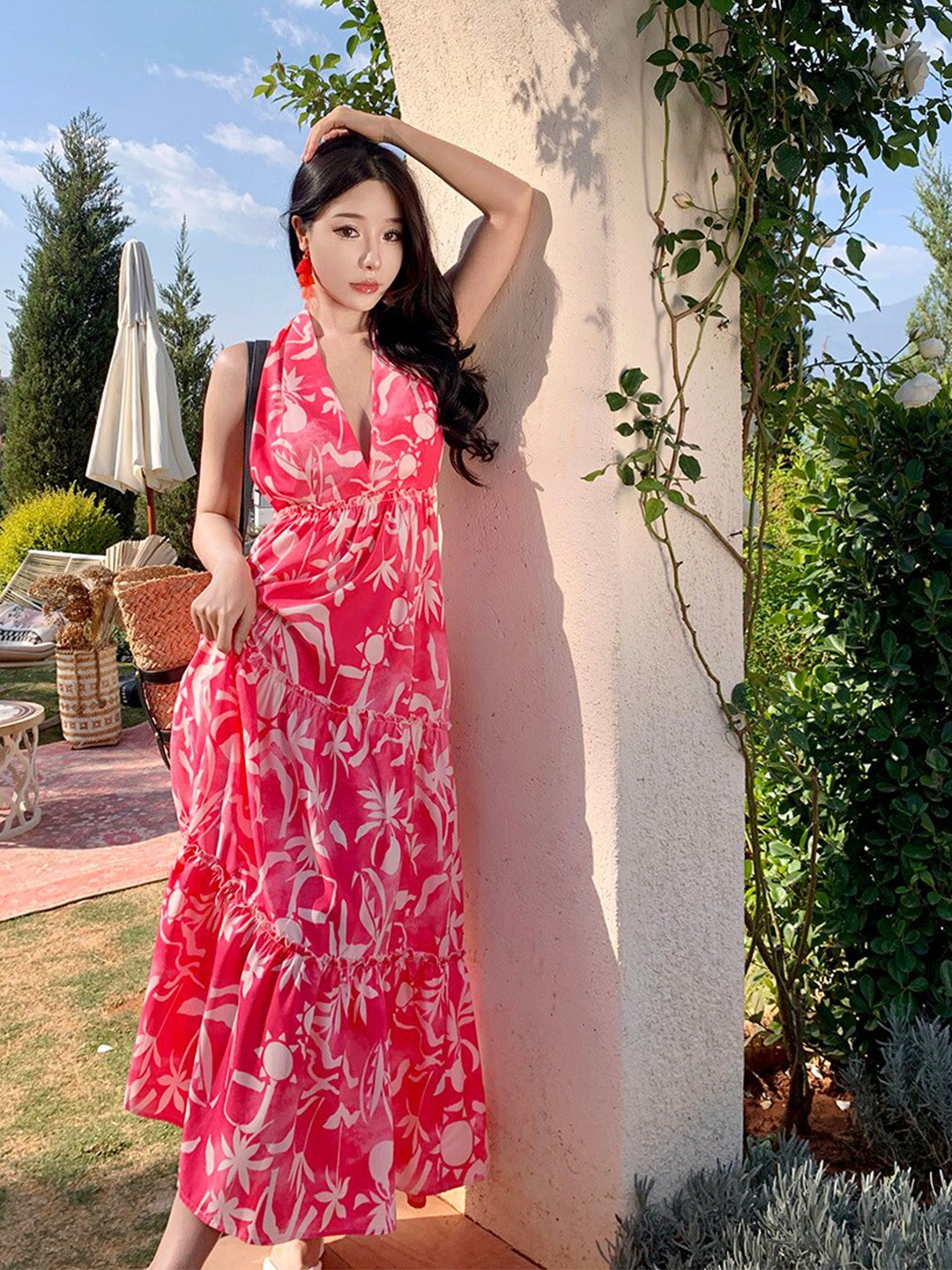 JC Mode Floral Print Dress