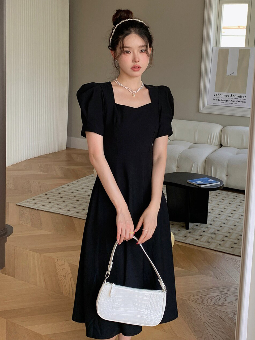 JC Mode Fit & Flare Maxi Dress