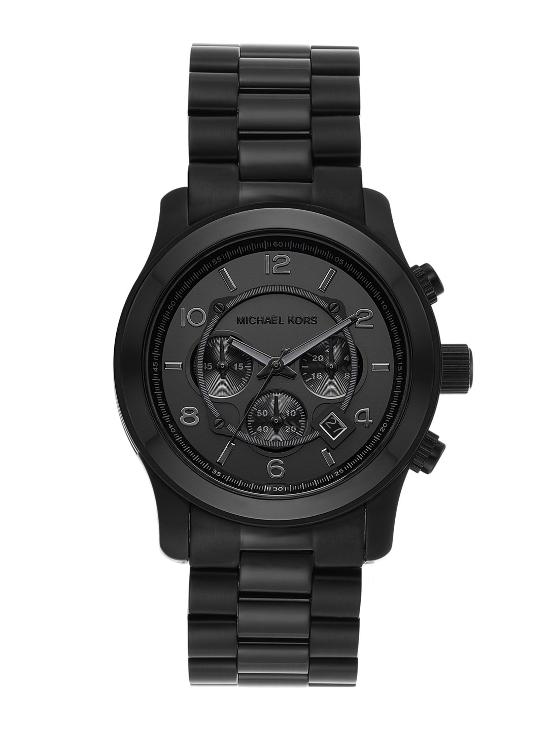 Michael Kors Men Printed Dial & Stainless Steel Bracelet Style Straps Analogue Watch MK9073