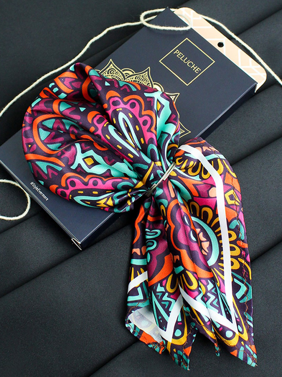 Peluche Men Celestial Mandala Pocket Square