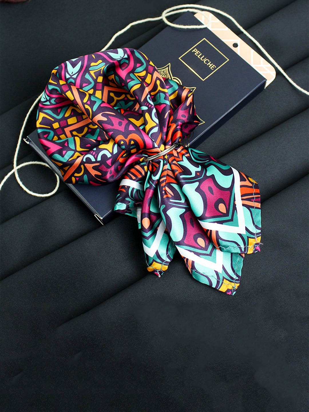 Peluche Men Mandala Majesty Ensemble Pocket Square