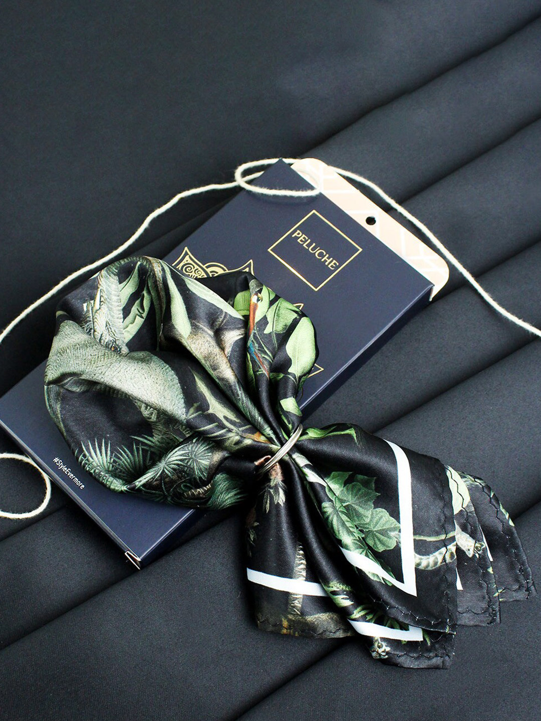 Peluche Men Jungle Allure Pocket Square