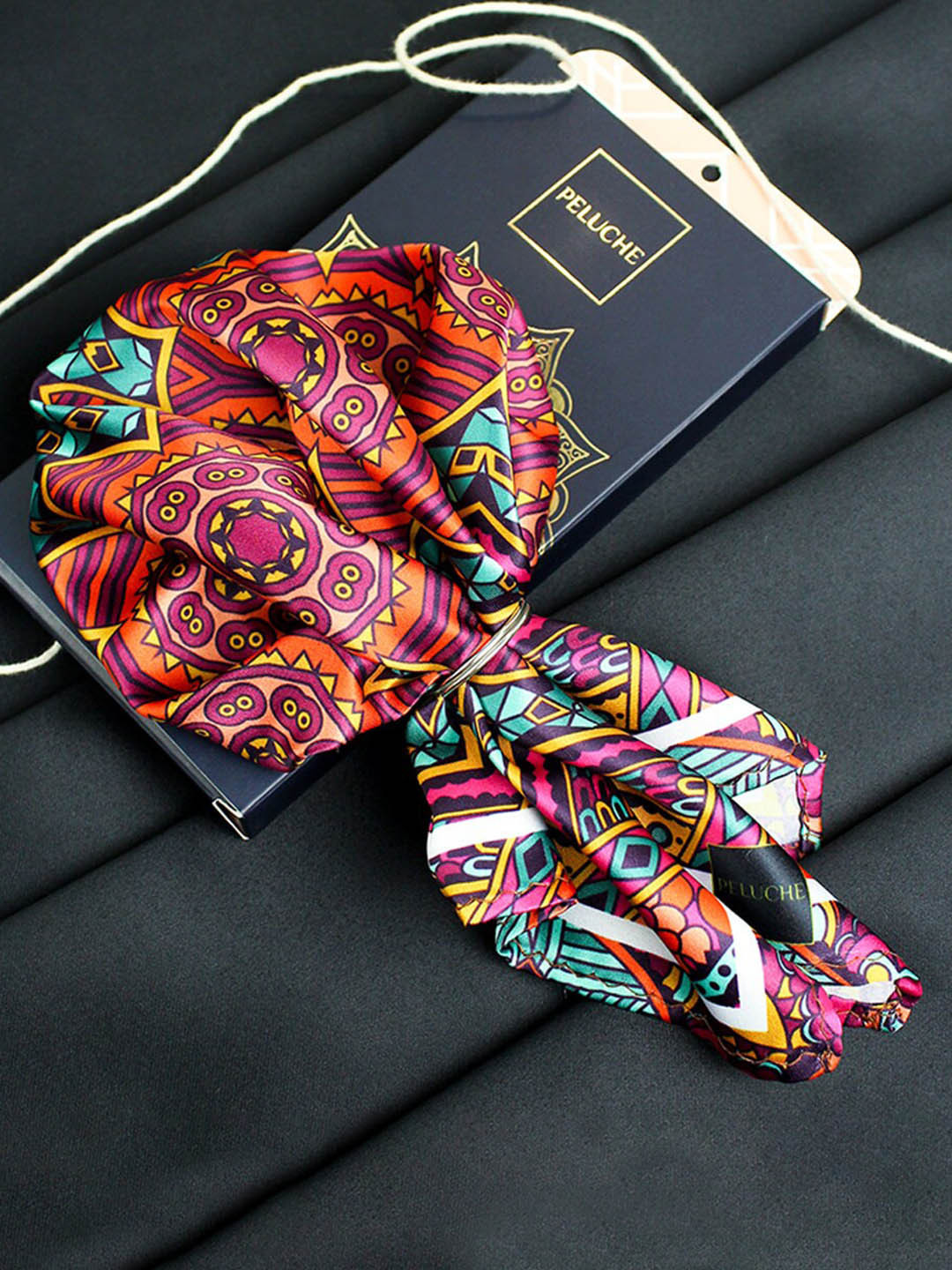 Peluche Men Mandala Pocket Square