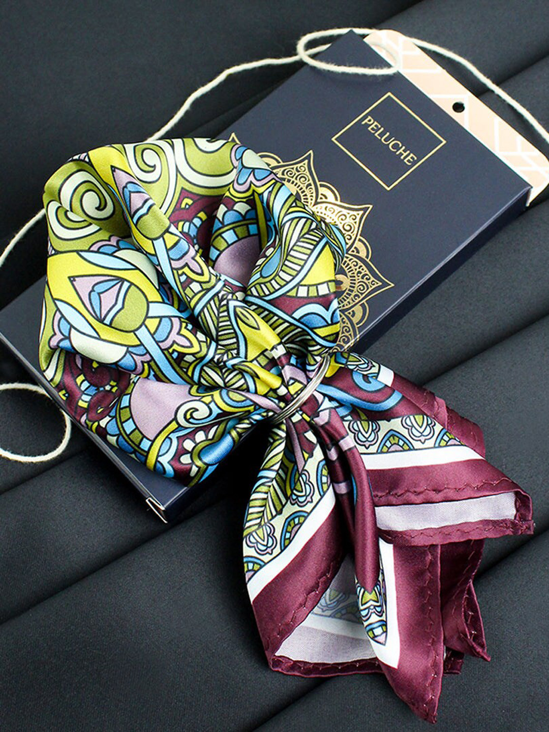 Peluche Men Echoes Pocket Square