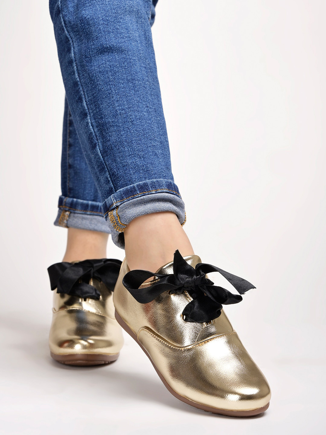 Shoetopia Girls Printed Derbys
