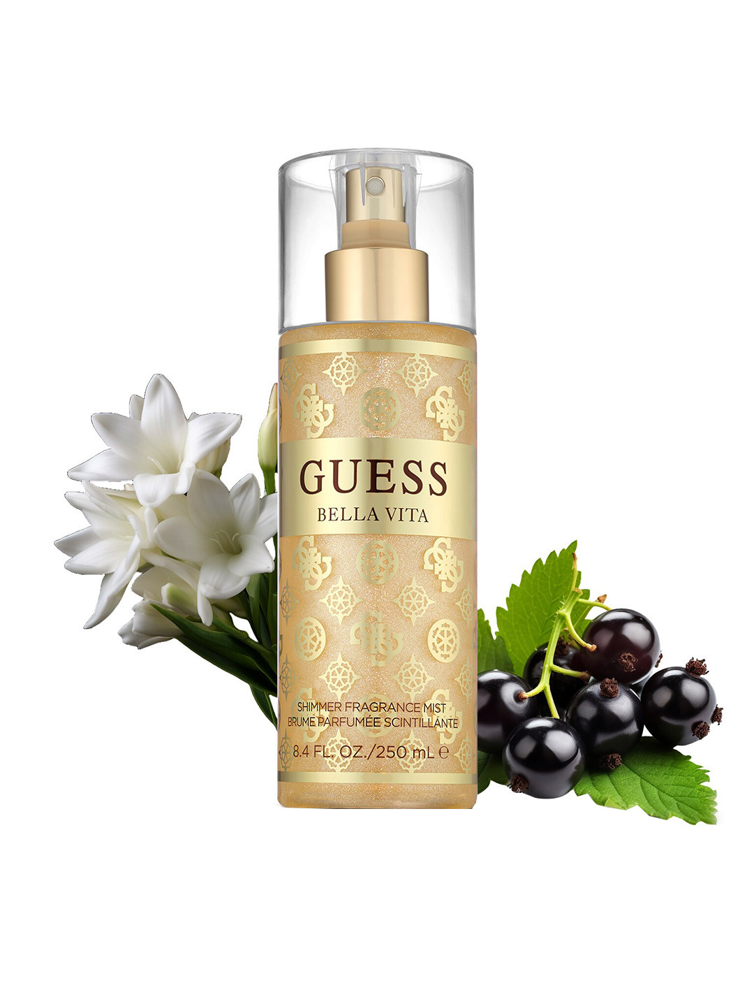 GUESS Women Bella Vita Shimmer Long Lasting Fragrance Mist - 250ml