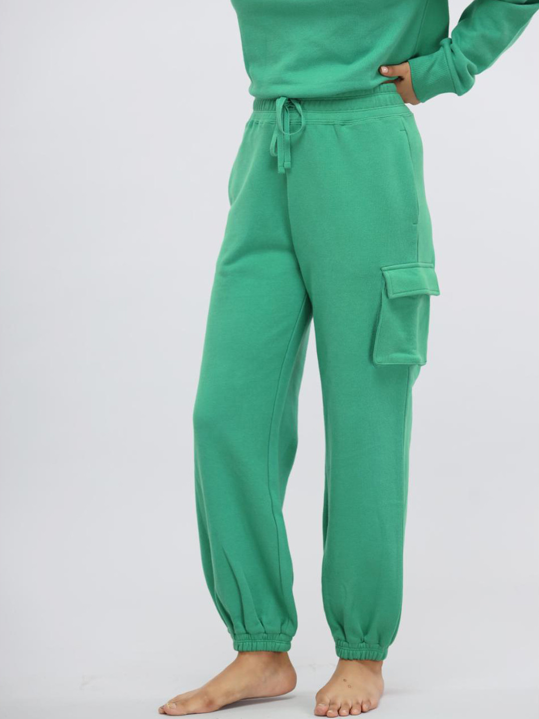 necesera Women Cotton Straight-Leg Lounge Joggers