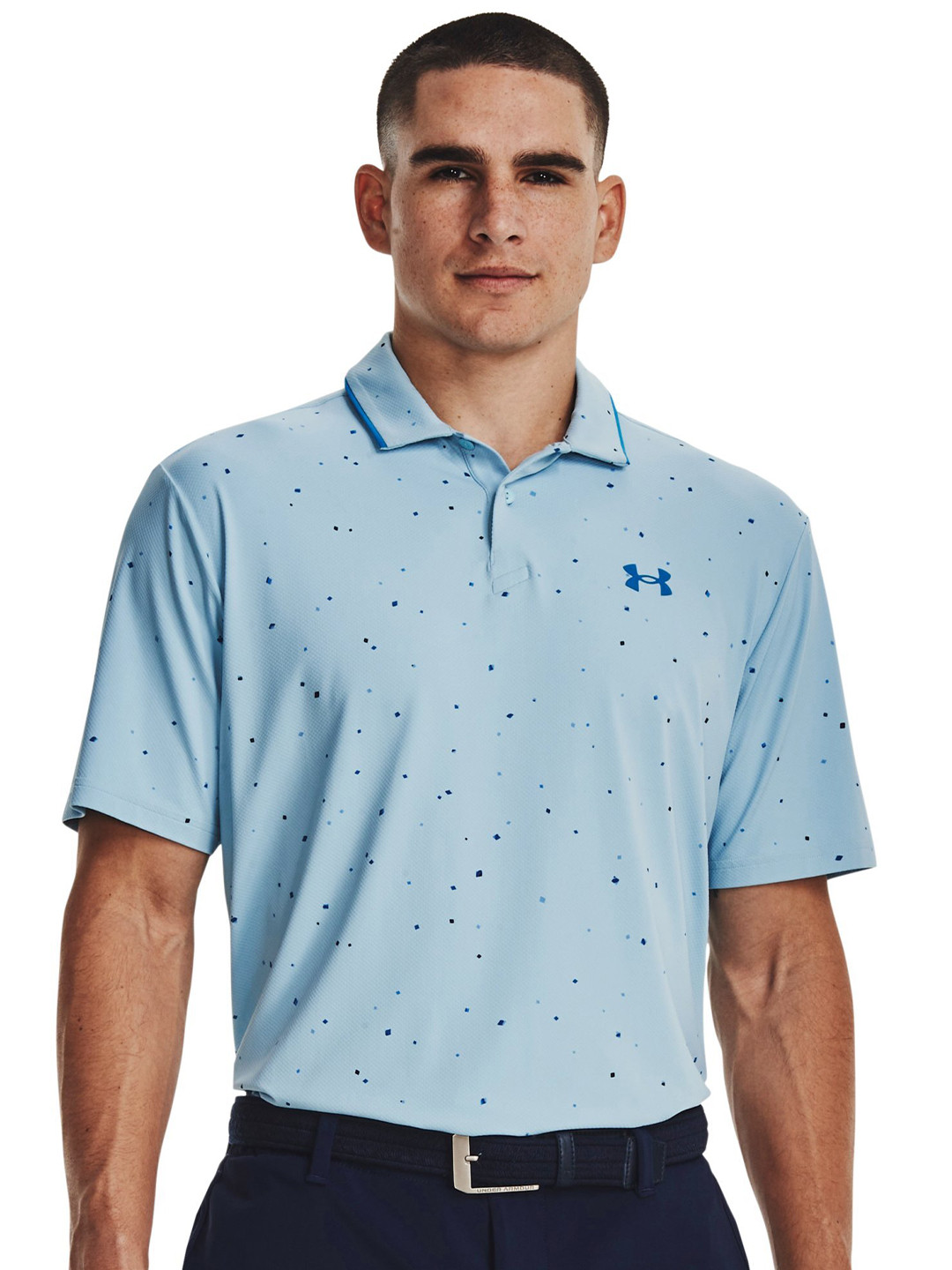 UNDER ARMOUR Iso-Chill Verge Polo Printed Relaxed-Fit Tshirts