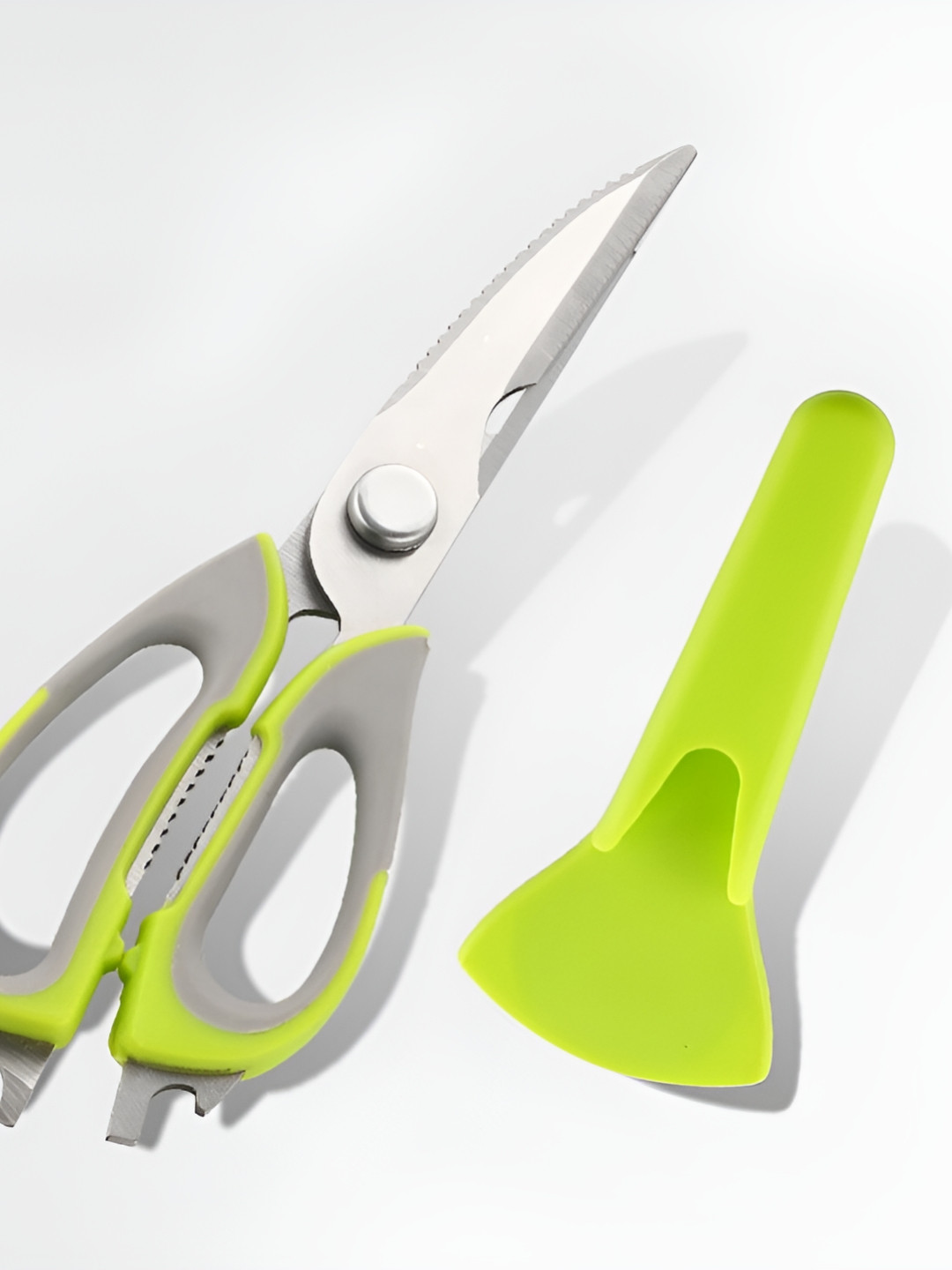 Bagonia Green & Silver-Toned Stainless Steel Scissor