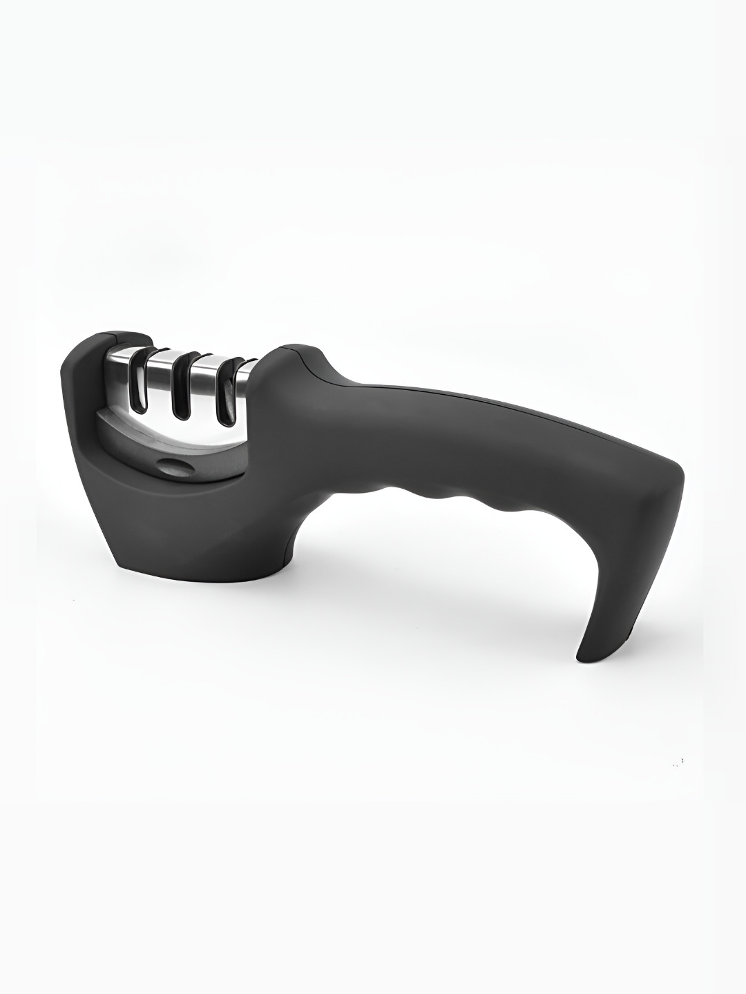 Bagonia Black & Steel Plastic Knife Sharpener