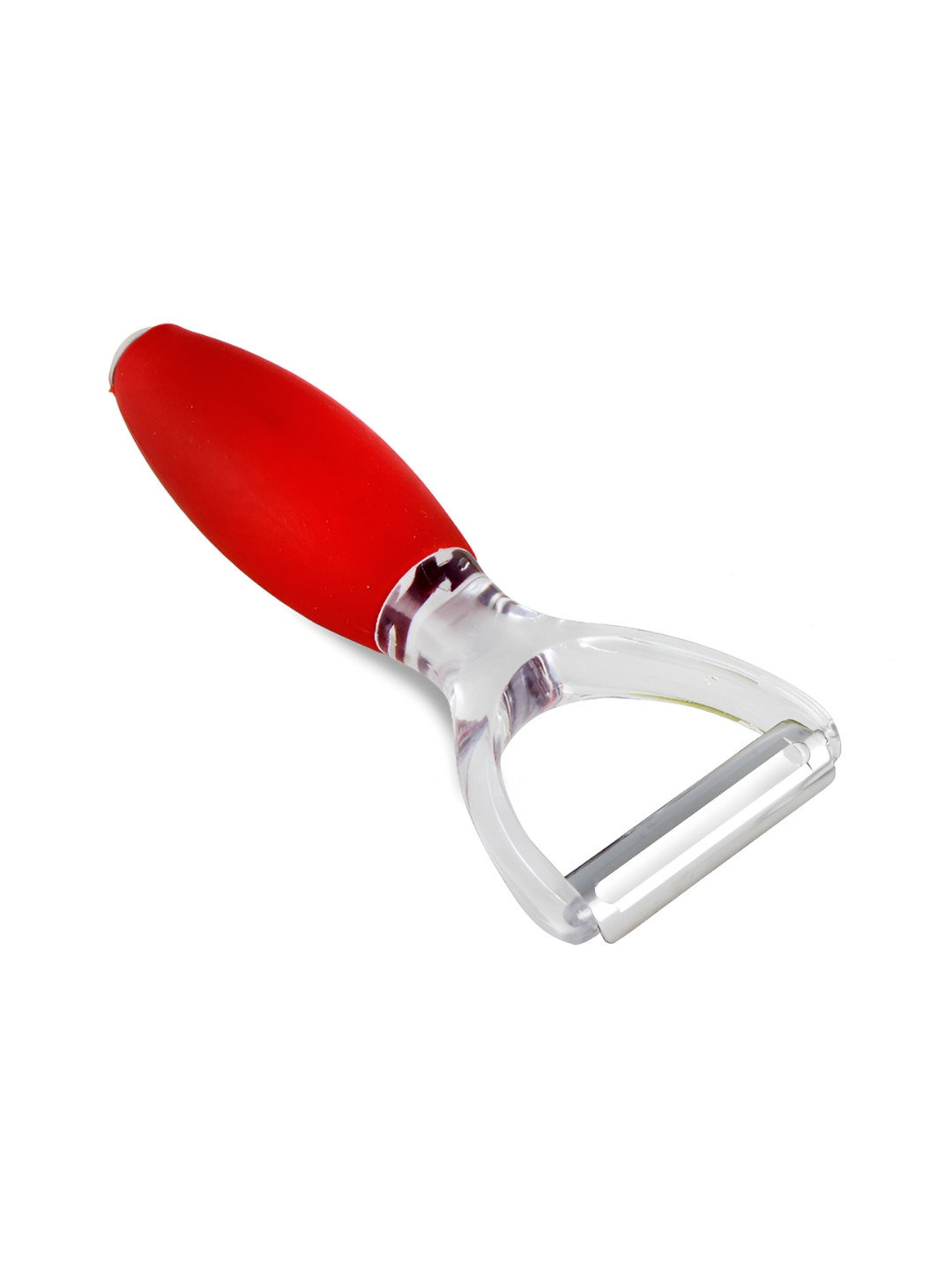 Bagonia Red & Steel Plastic Peeler