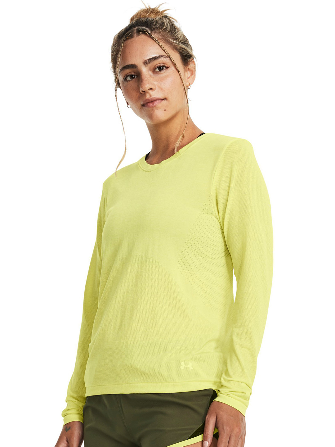 UNDER ARMOUR Seamless Stride Long Sleeves Slim-Fit T-shirt