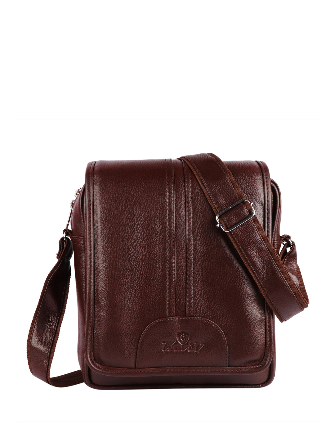 Keviv Brown Bucket Sling Bag