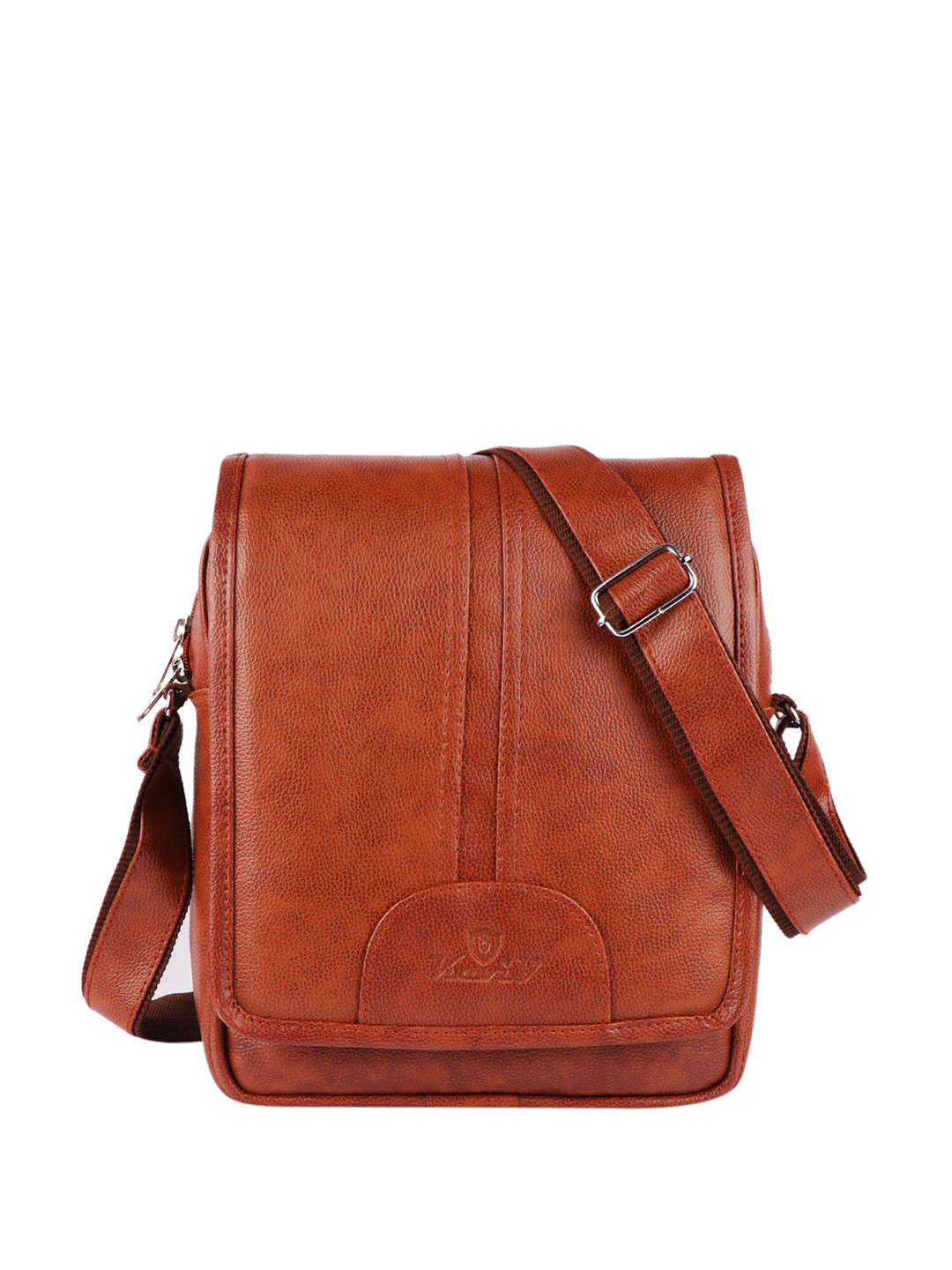 Keviv PU Structured Sling Bag with Fringed