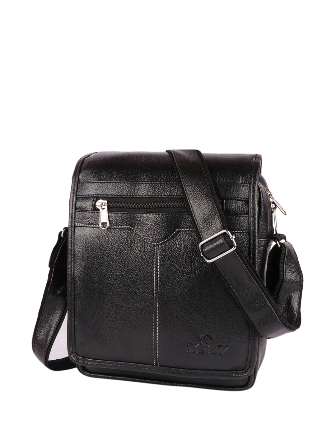 Keviv PU Structured Messenger Bag with Quilted