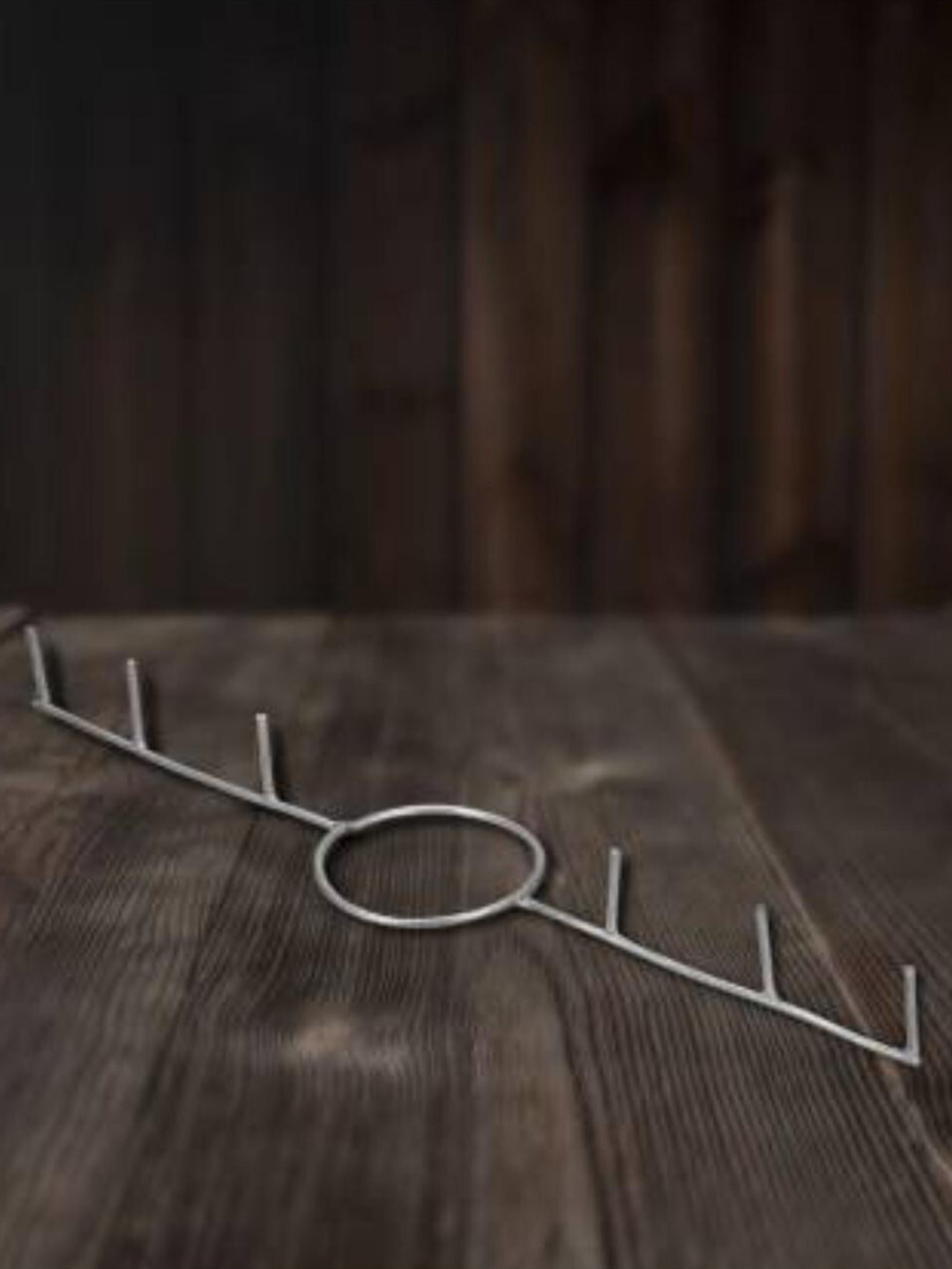 Sigaram Grey German Silver Ring Type Stick For Kalash