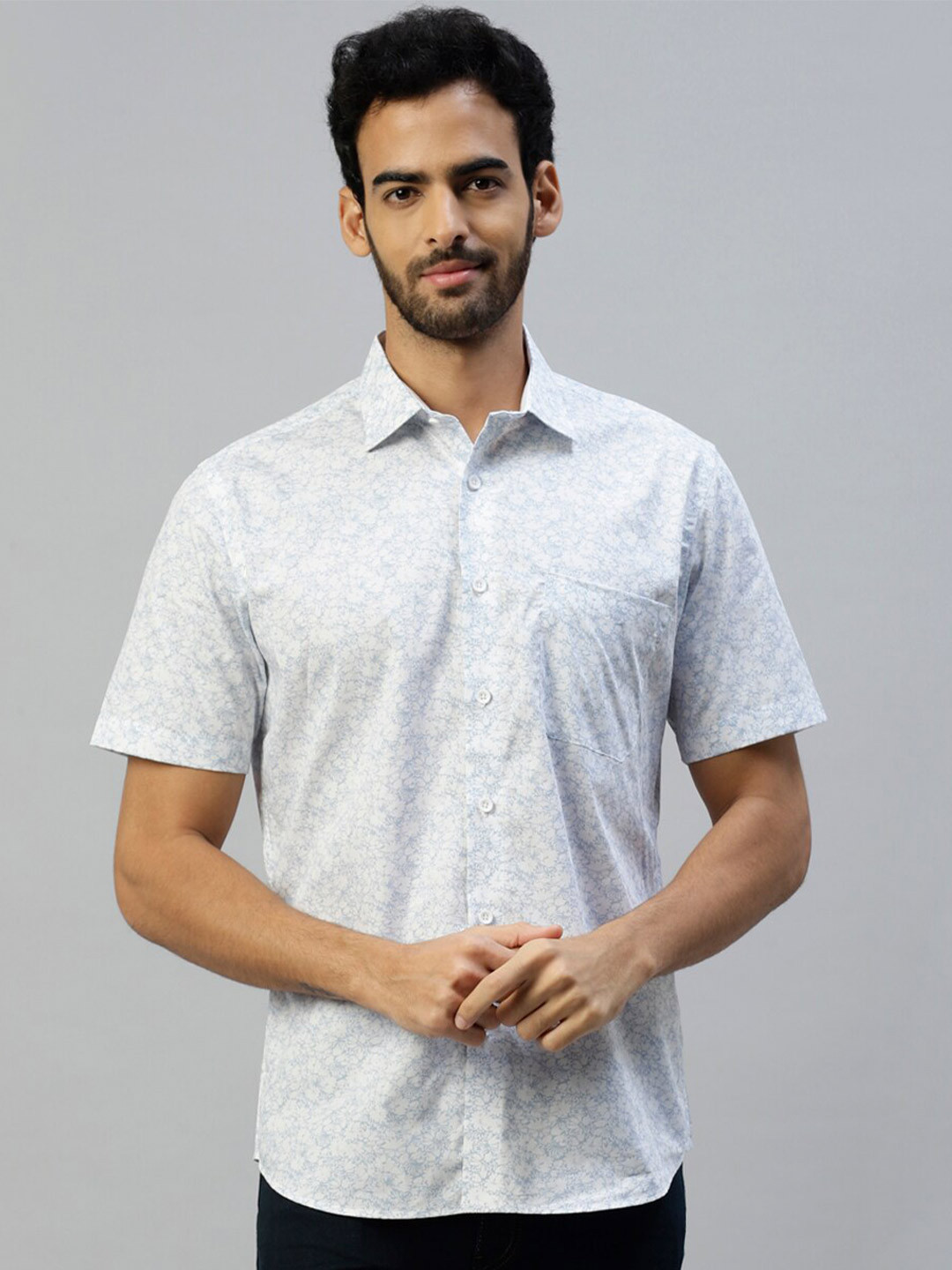 DON VINO Men Comfort Floral Opaque Printed Casual Shirt