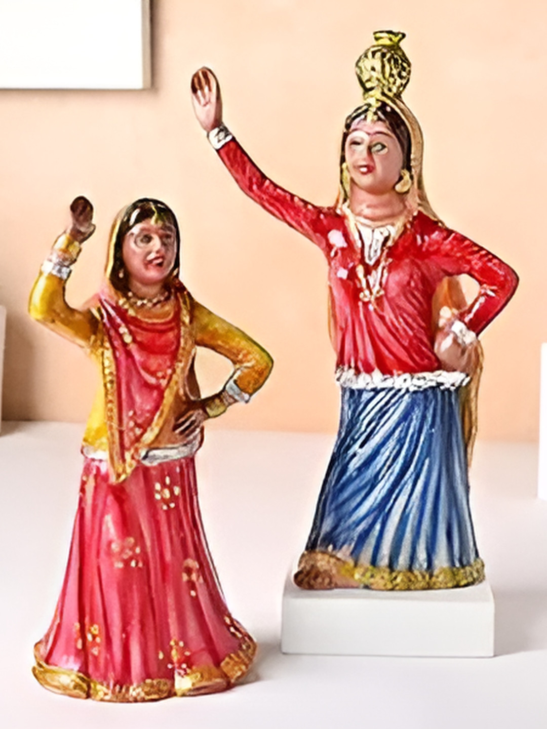 Floweraura Yellow Figurine Showpiece