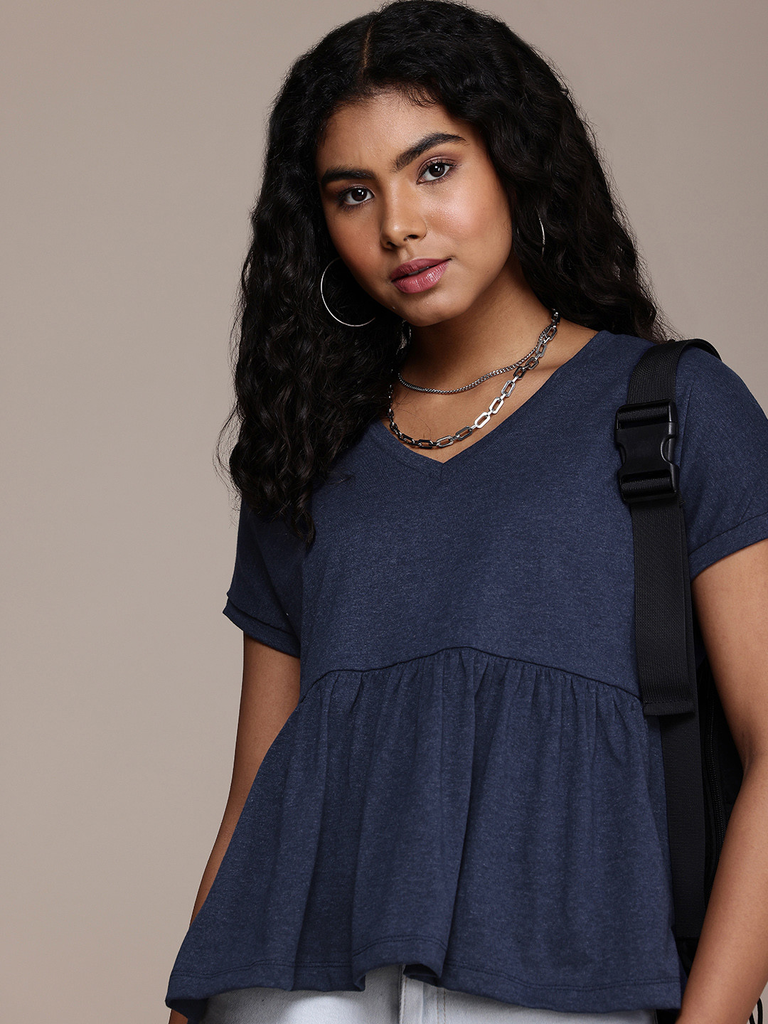 The Roadster Life Co. A-Line V-Neck Top