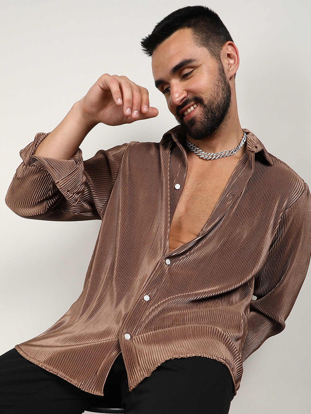 CAHOOT Pleat-Creased Shirt