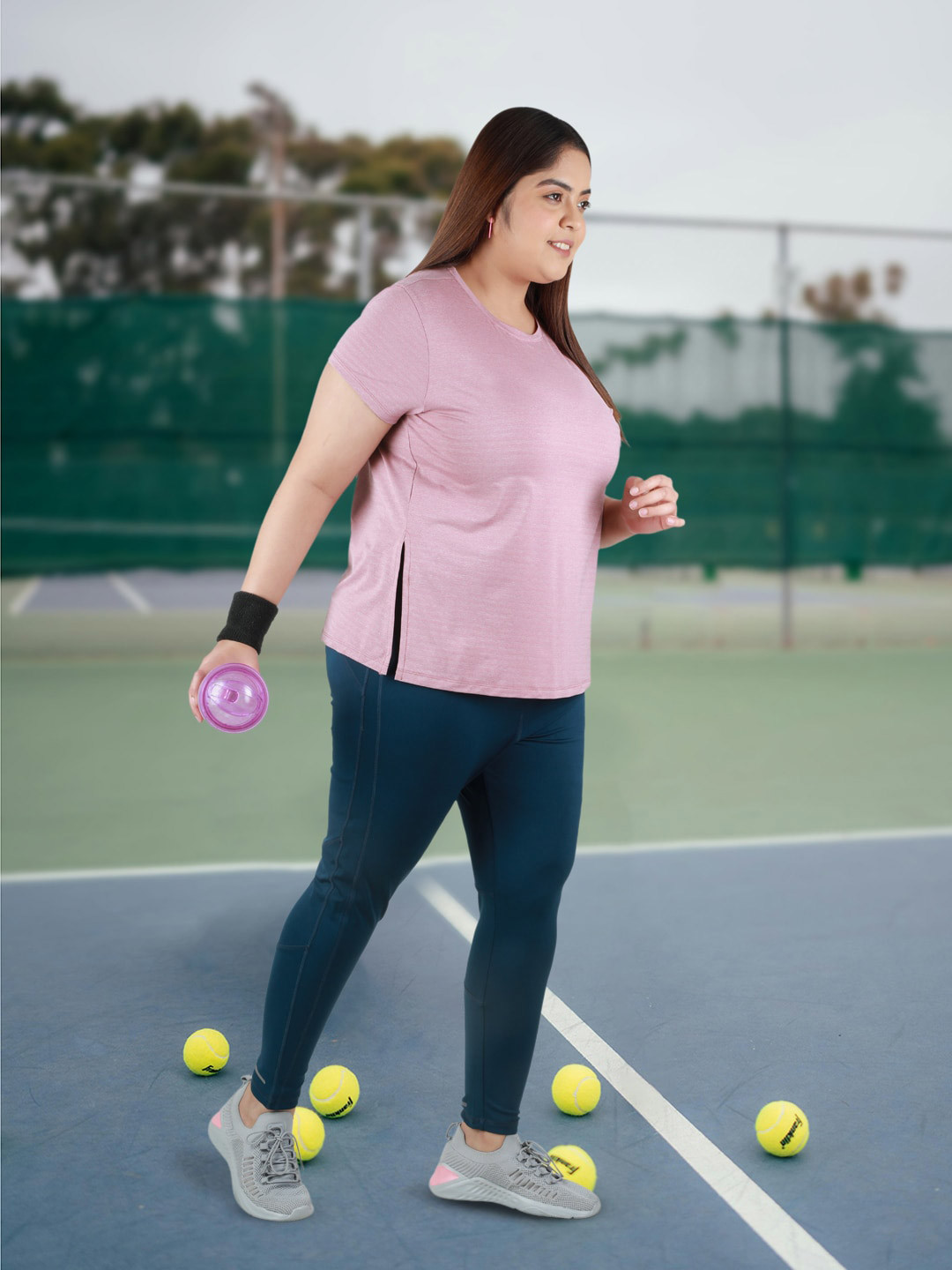 Sztori Striped Plus Size T-shirt