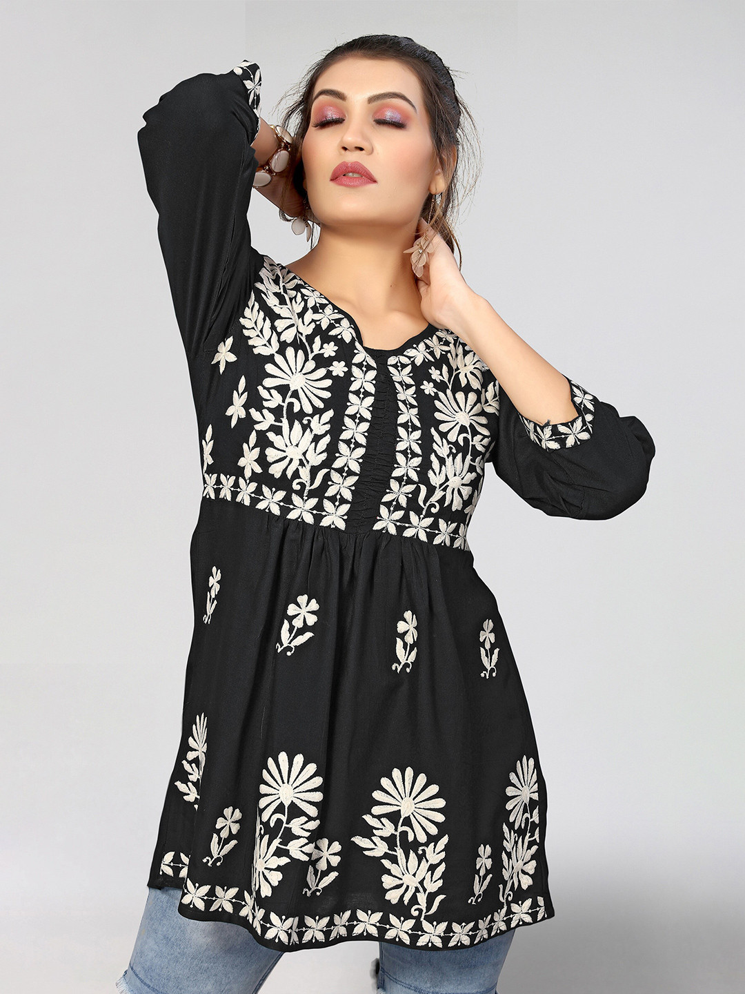 Winza Designer Floral Print Top