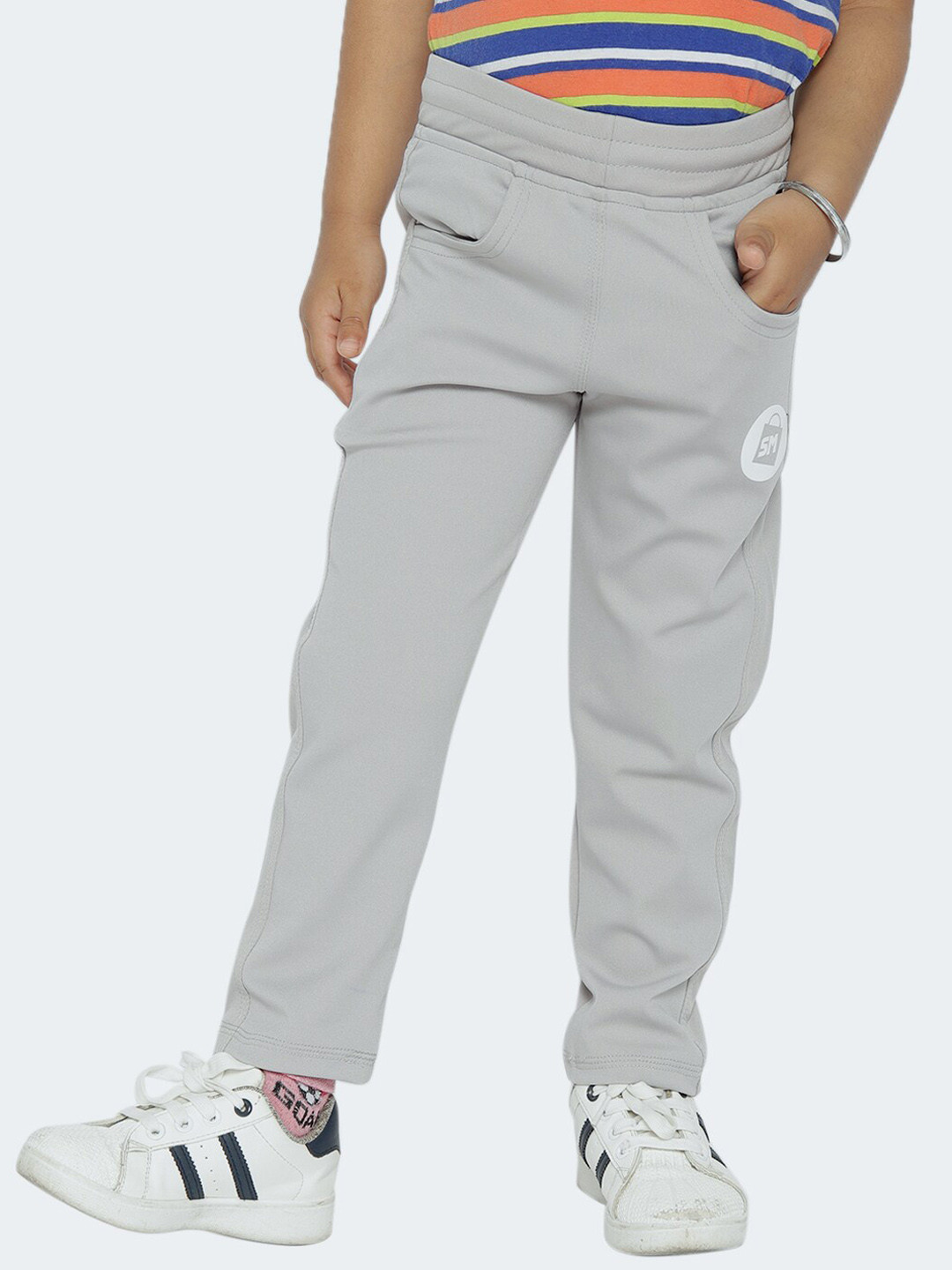 SMSHOPMORE Boys Slim Fit Rapid-Dry Track Pants