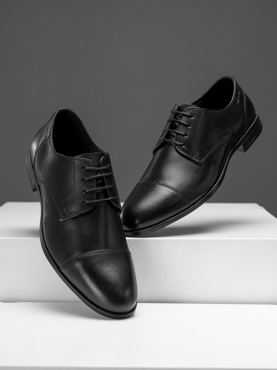 Red Tape Men Leather Formal Derbys