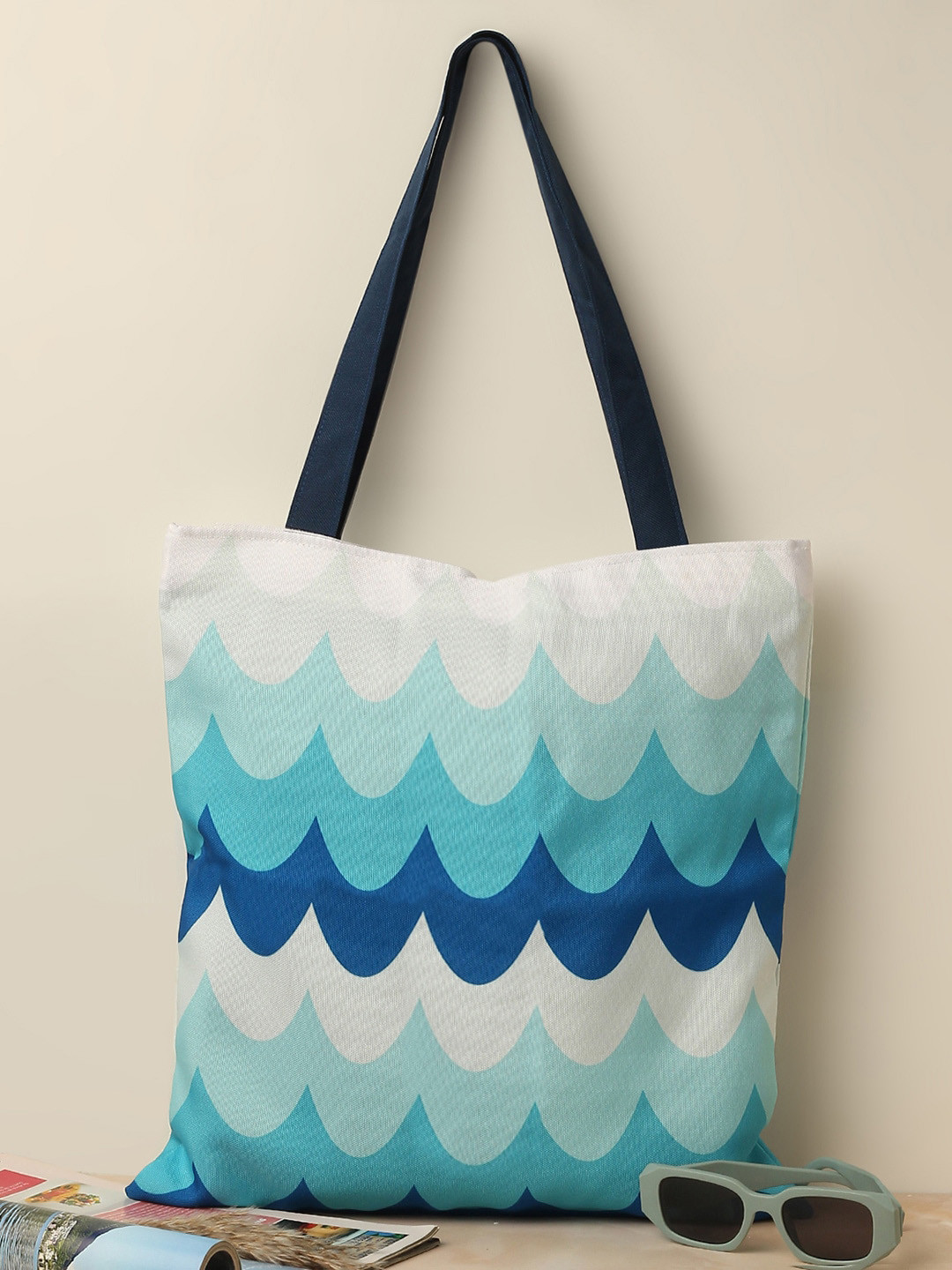 The Purple Tree Oversized Shopper Tote Bag with Applique