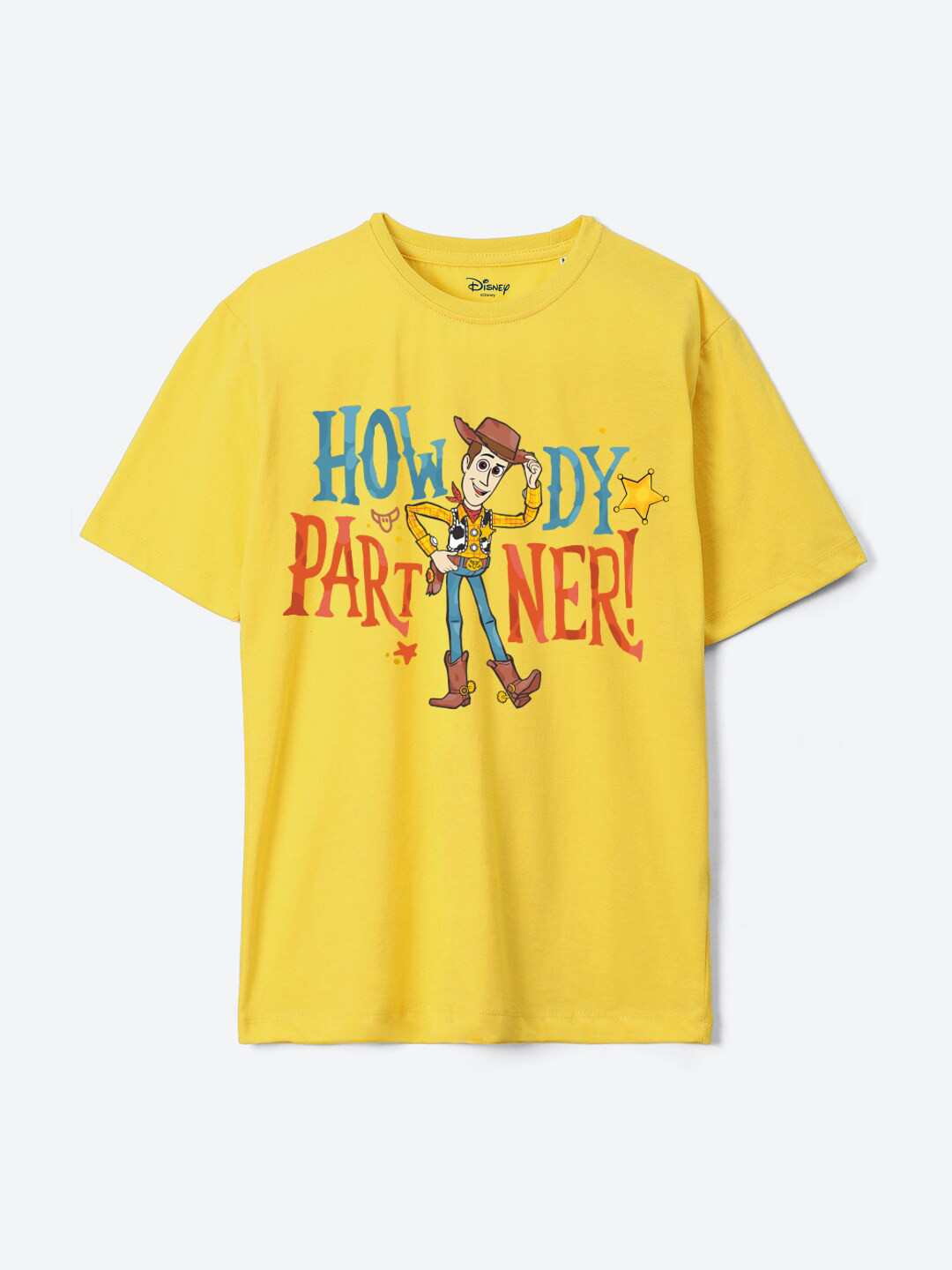 YK Disney Boys Toy Story Printed Pure Cotton T-shirt