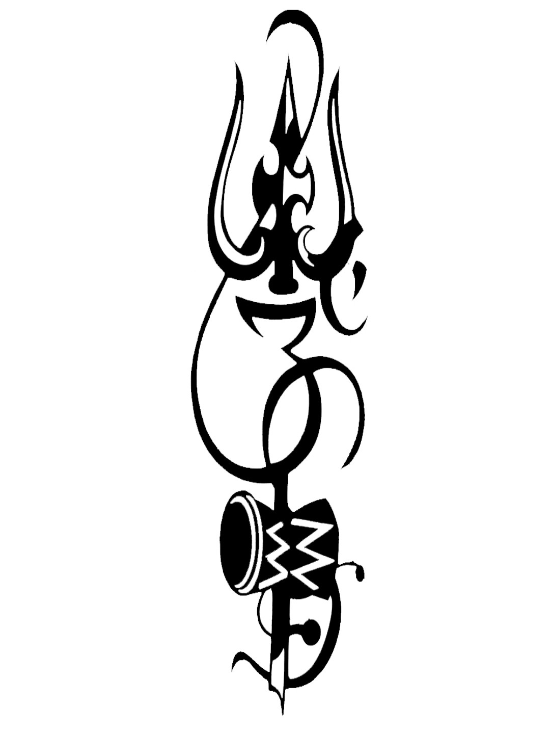 Comet Busters Temporary Handcrafted Tattoo