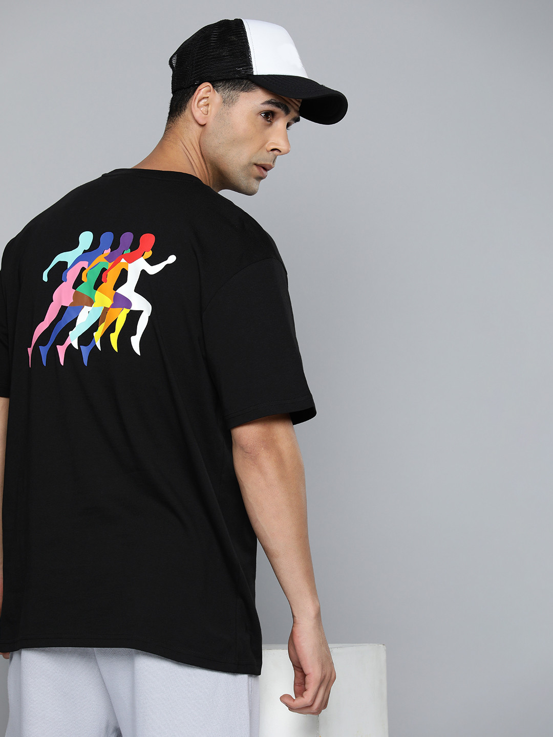 Puma Pure Cotton Relaxed Fit LOVE MARATHON Graphic Outdoor Unisex T-shirt