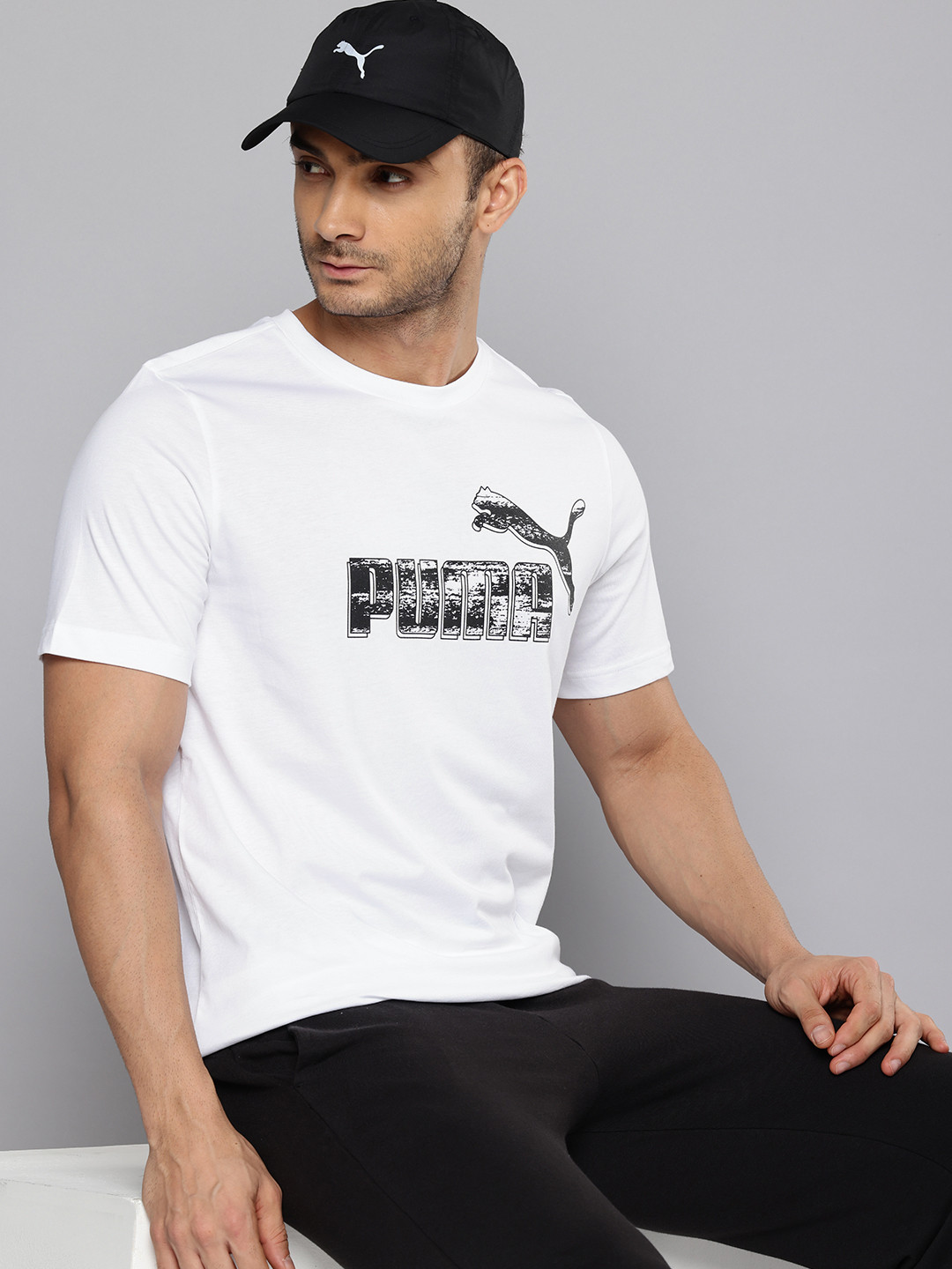 Puma GRAPHICS No. 1 Logo Pure Cotton T-shirt