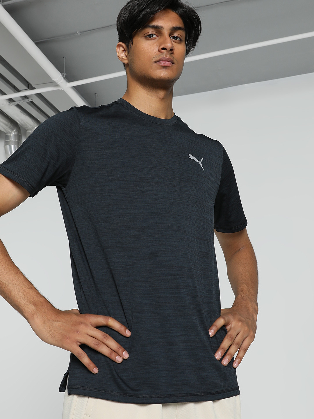 Puma RUN FAVORITE HEATHER dryCELL Running T-shirt