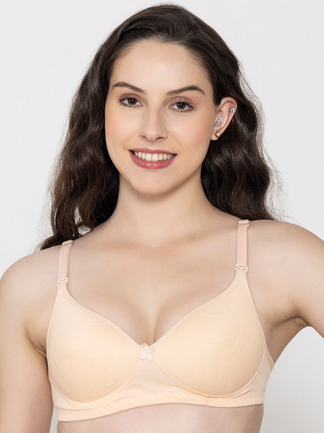 FUNAHME Full Coverage Lightly Padded T-Shirt Bra With All Day Comfort