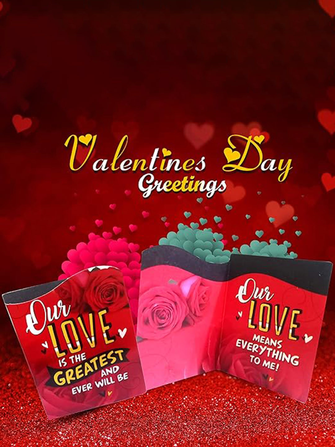 Vighnaharta Gold Plated Cubic Zirconia Pendant With Greeting Card