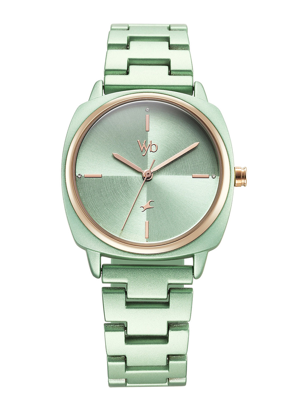 Fastrack Vyb Slayer Women Printed Dial & Bracelet Style Analogue Watch FV60033KM03W