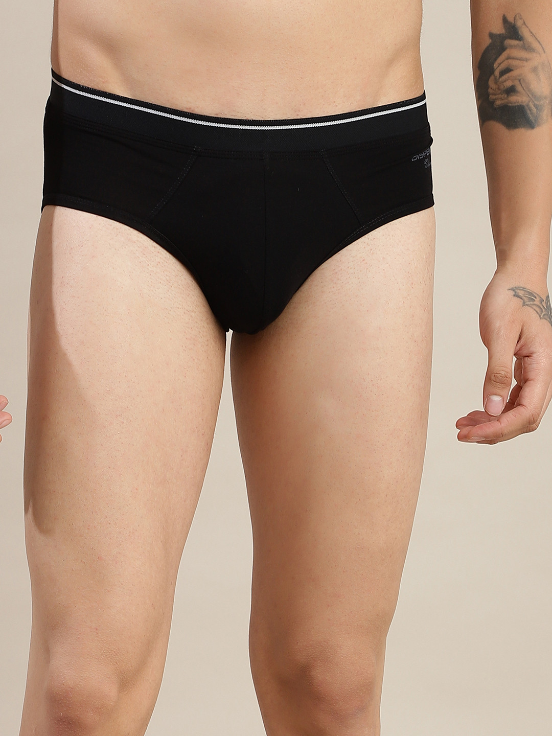 DISPENSER Mid-Rise Basic Briefs S1-Brief-Black-M