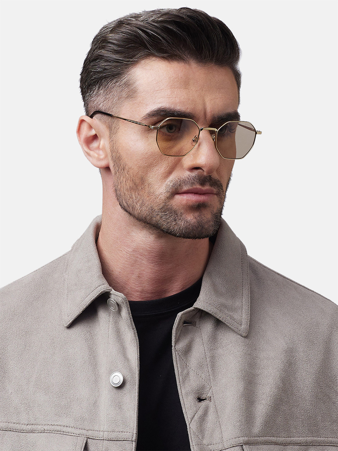 Shisen Fox OKITA Unisex Other Sunglasses SG124-Gold