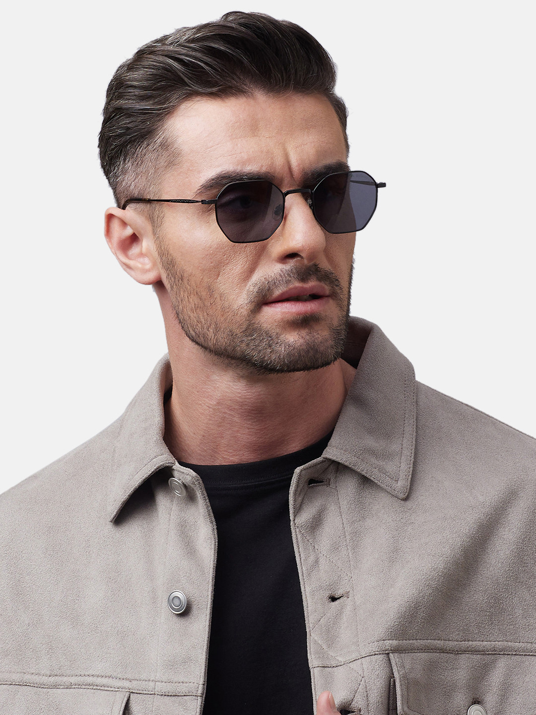 Shisen Fox Unisex Aviator Sunglasses SG118-Blue