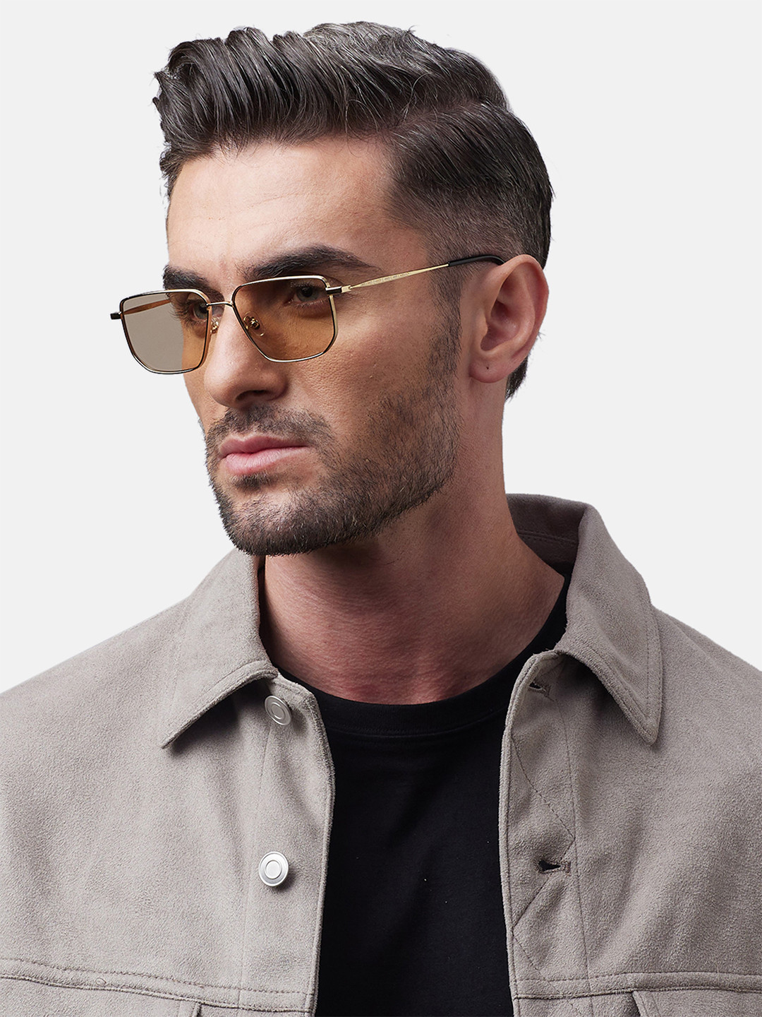 Shisen Fox SHIKAKU Unisex Other Sunglasses SG148-Gold